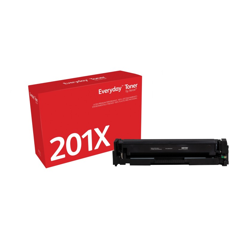 Everyday Toner ™ di Xerox Nero compatibile con HP 201X (CF400X  CRG-045HBK), High capacity