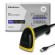 Qoltec 50867 lettore di codici a barre Lettore di codici a barre portatile 1D 2D Laser Nero, Giallo