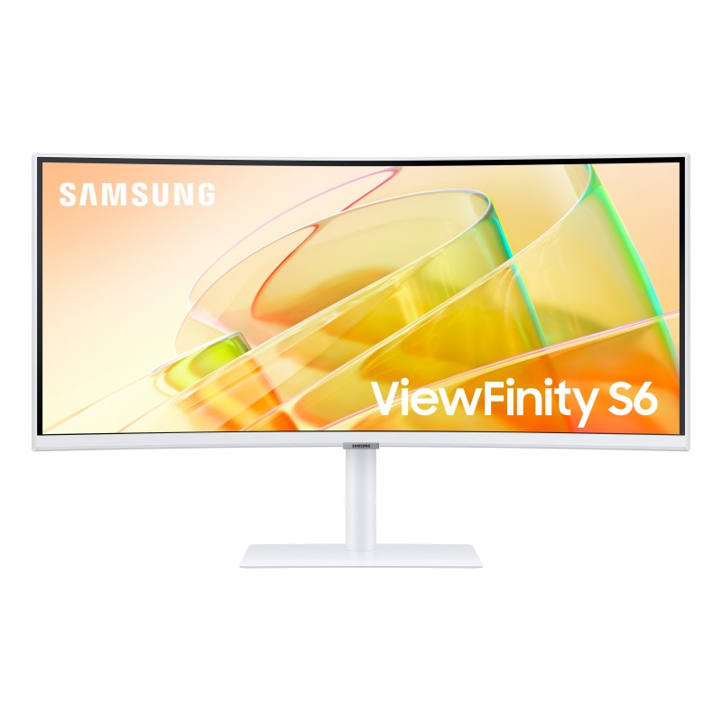 Samsung S65TC Monitor PC 86,4 cm (34") 3440 x 1440 Pixel UltraWide Quad HD LED Bianco