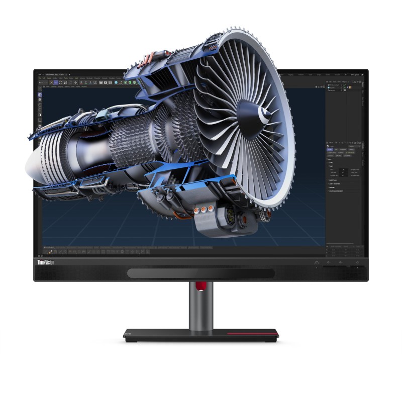 Lenovo ThinkVision 27 3D LED display 68,6 cm (27") 3840 x 2160 Pixel 4K Ultra HD Nero