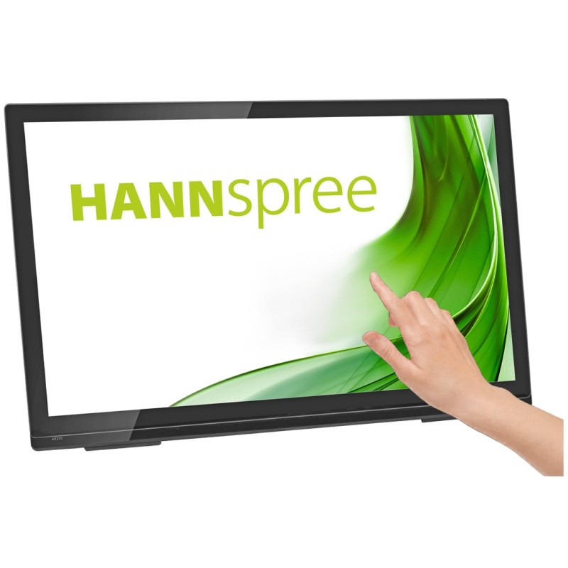 Hannspree HT273HPB Monitor PC 68,6 cm (27") 1920 x 1080 Pixel Full HD LED Touch screen Da tavolo Nero