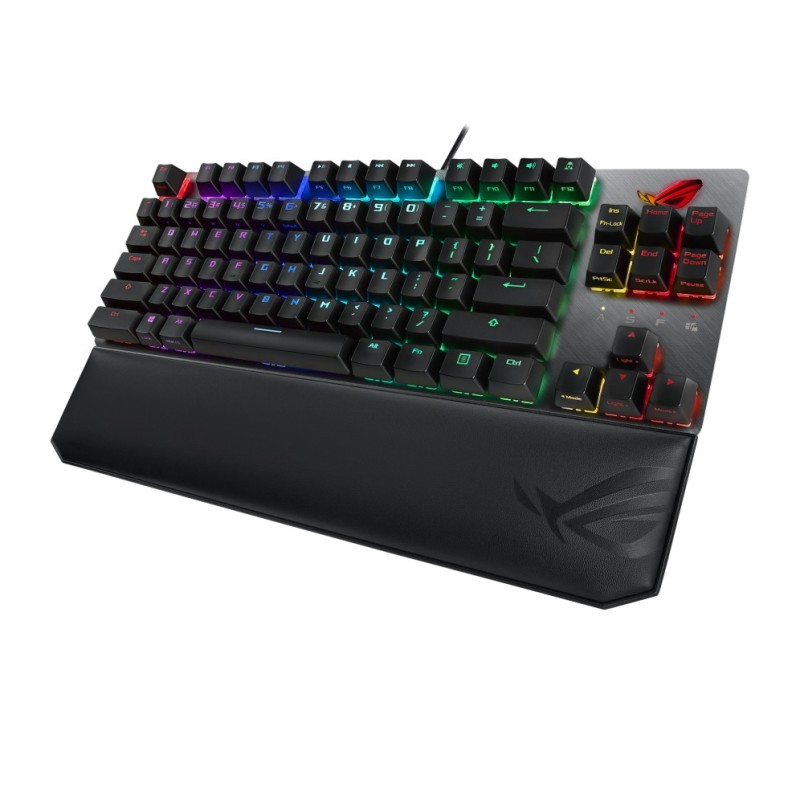 ASUS ROG Strix Scope NX TKL Deluxe tastiera USB Nero, Grigio