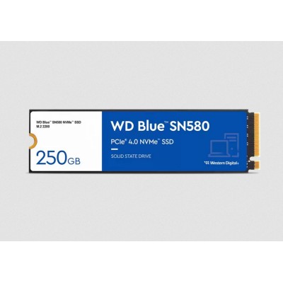 Western Digital Blue SN580 M.2 250 GB PCI Express 4.0 NVMe TLC