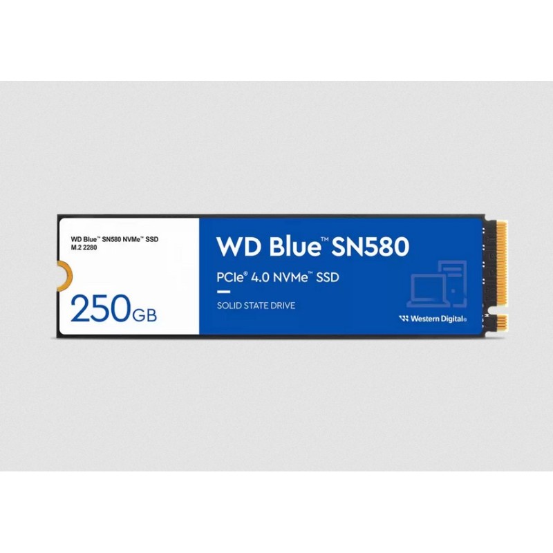 Western Digital Blue SN580 M.2 250 GB PCI Express 4.0 NVMe TLC