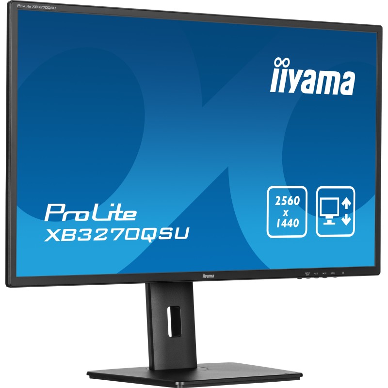 iiyama ProLite XB3270QSU-B1 Monitor PC 81,3 cm (32") 2560 x 1440 Pixel Wide Quad HD LED Nero