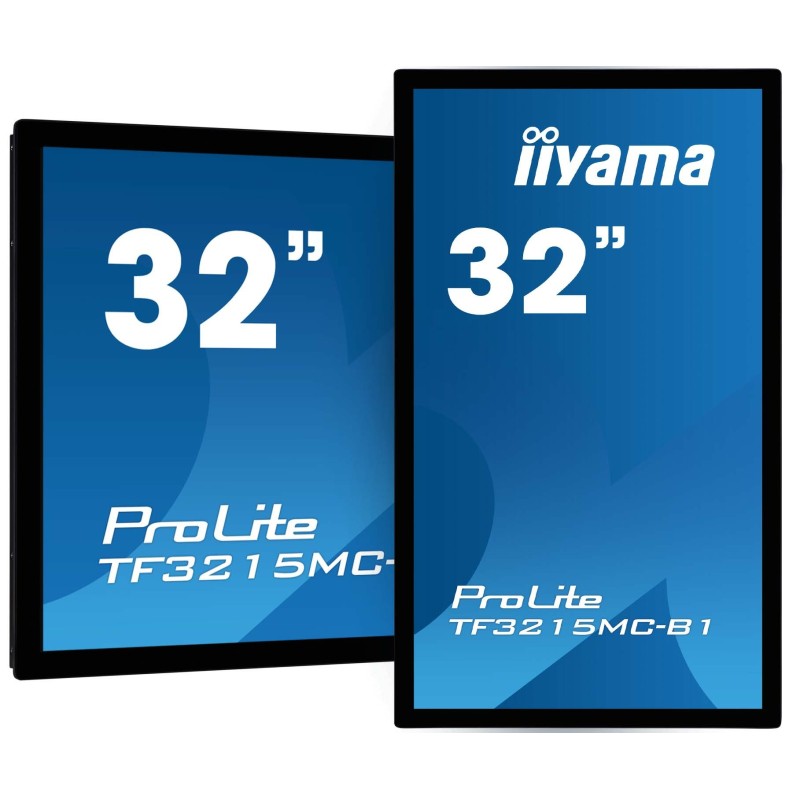 iiyama ProLite TF3215MC-B2 Monitor PC 80 cm (31.5") 1920 x 1080 Pixel Full HD LED Touch screen Chiosco Nero