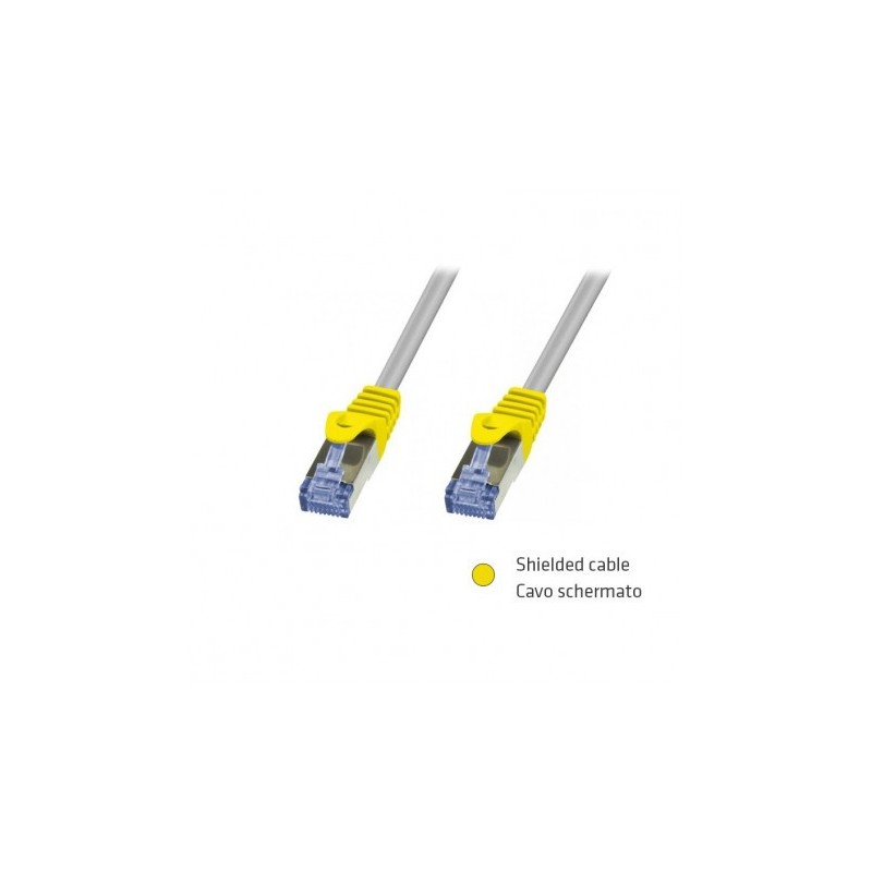 Adj 310-00032 cavo di rete Argento 0,5 m Cat5e F UTP (FTP)