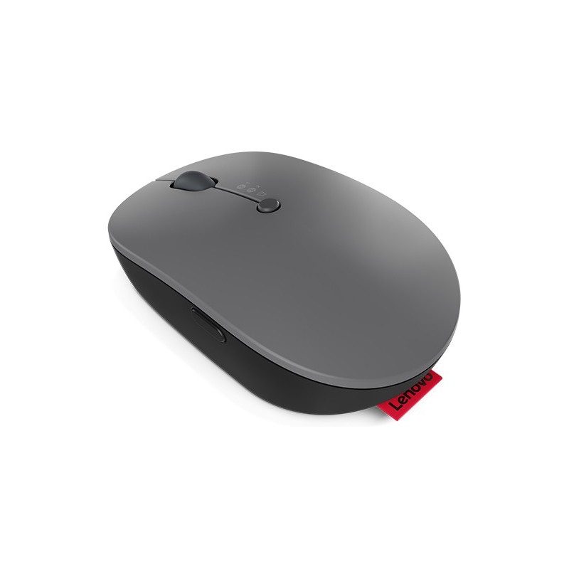 Lenovo Go Multi-Device mouse Ambidestro RF senza fili + Bluetooth Ottico 2400 DPI