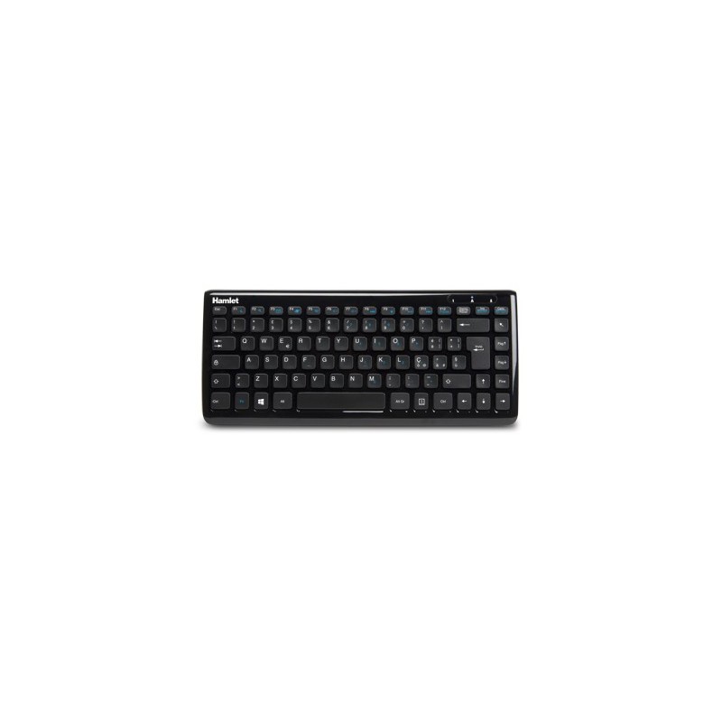 Hamlet XKKITA400CU tastiera USB QWERTY Italiano Nero