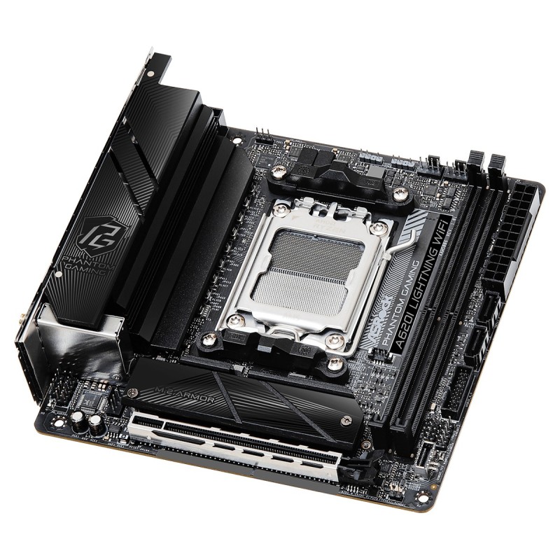 Asrock A620I Lightning WiFi AMD A620 Presa di corrente AM5 mini ITX