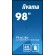 iiyama LH9875UHS-B1AG visualizzatore di messaggi Pannello piatto per segnaletica digitale 2,49 m (98") LED Wi-Fi 500 cd m² 4K