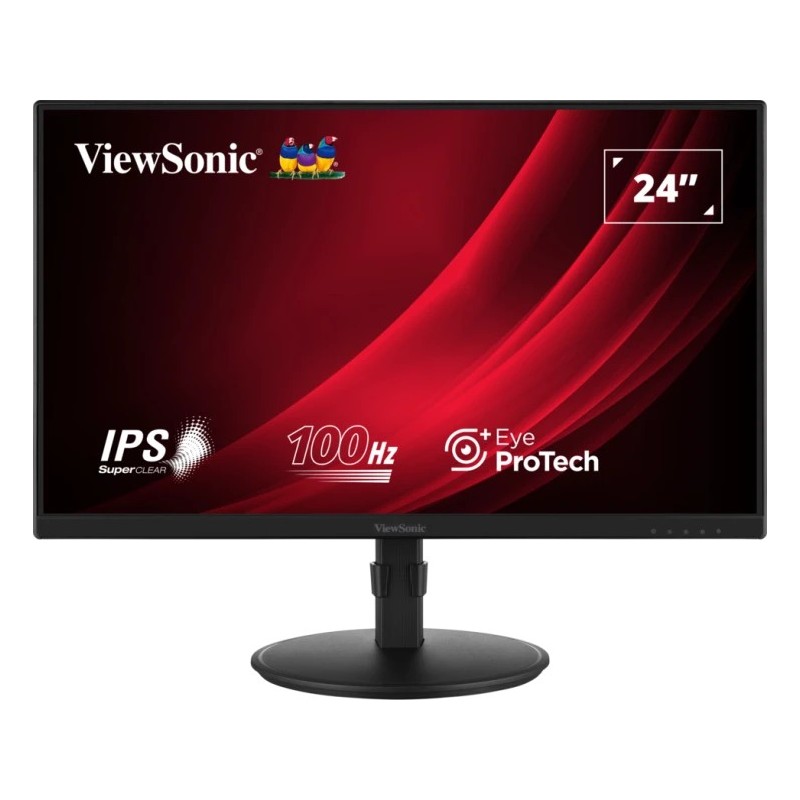 Viewsonic VA VA2408-HDJ Monitor PC 61 cm (24") 1920 x 1080 Pixel Full HD LED Nero