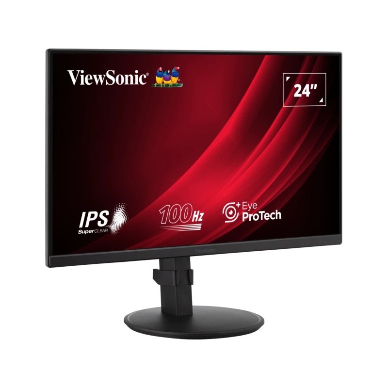 Viewsonic VA VA2408-HDJ Monitor PC 61 cm (24") 1920 x 1080 Pixel Full HD LED Nero