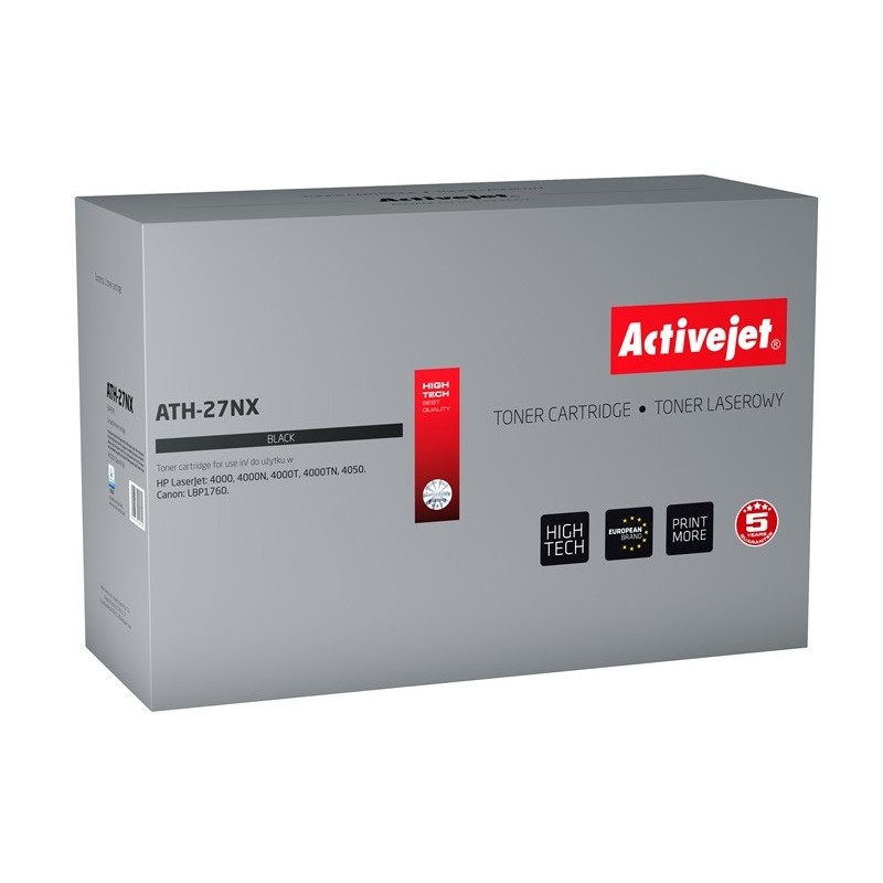 Activejet ATH-27NX cartuccia toner 1 pz Compatibile Nero