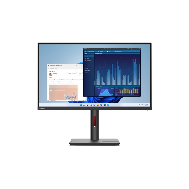 Lenovo ThinkVision T27p-30 LED display 68,6 cm (27") 3840 x 2160 Pixel 4K Ultra HD Nero