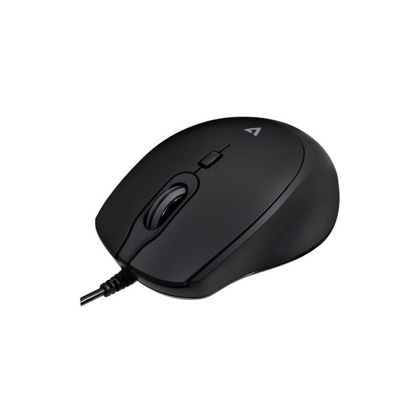V7 Mouse silenzioso professionale cablato USB MU350 di