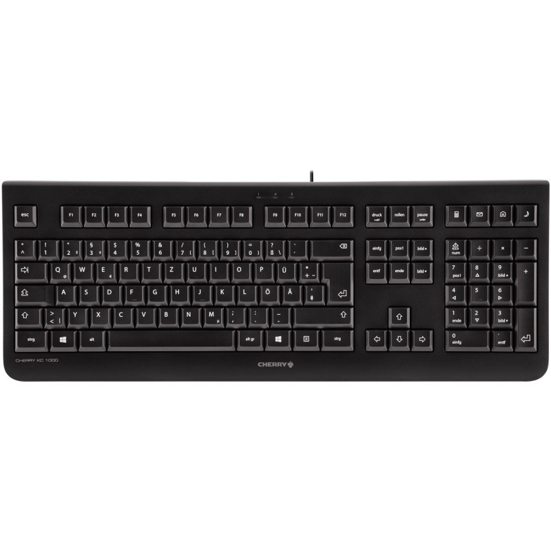 CHERRY KC 1000 tastiera USB QWERTY Nordic Nero