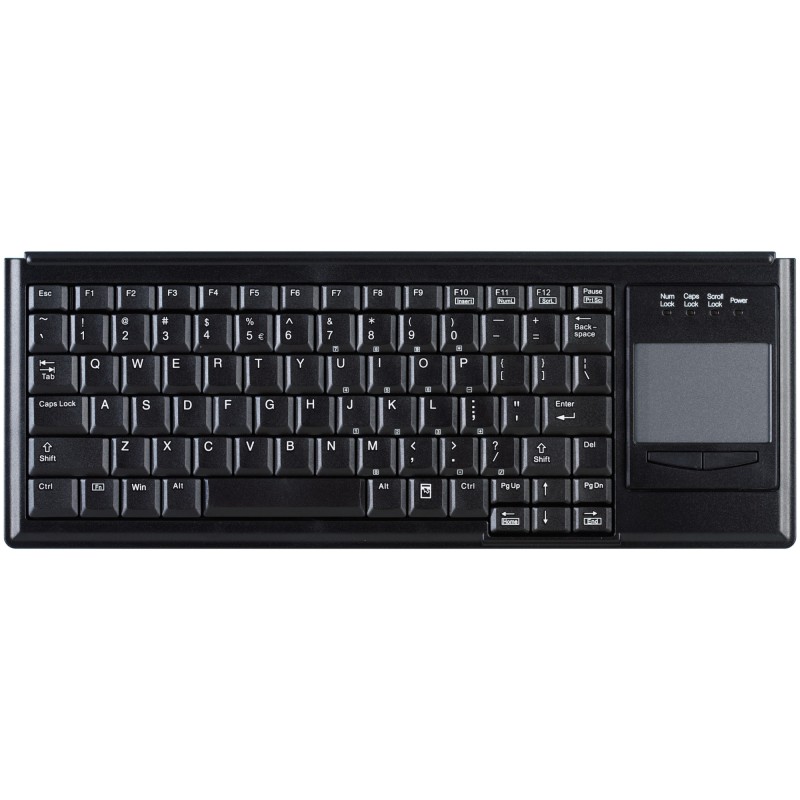 Active Key AK-4400-GU tastiera USB QWERTZ Tedesco Nero