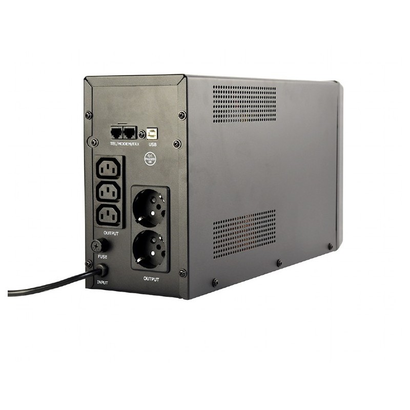 Gembird EG-UPS-035 gruppo di continuità (UPS) A linea interattiva 2 kVA 1200 W 5 presa(e) AC