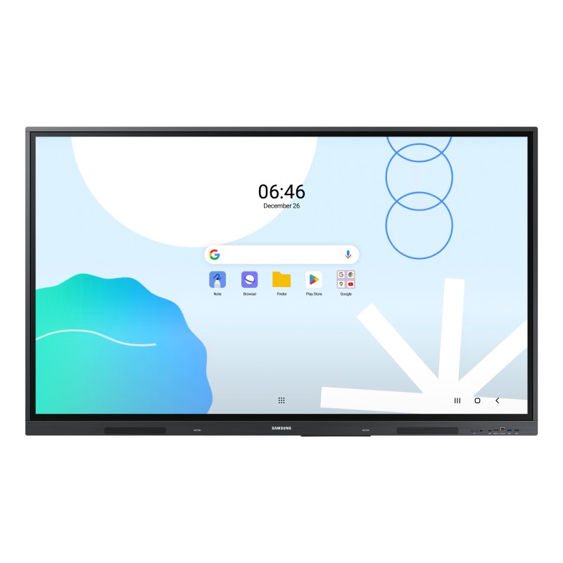 Samsung WA75D lavagna interattiva 190,5 cm (75") 3840 x 2160 Pixel Touch screen Grigio