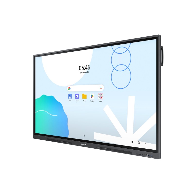 Samsung WA75D lavagna interattiva 190,5 cm (75") 3840 x 2160 Pixel Touch screen Grigio