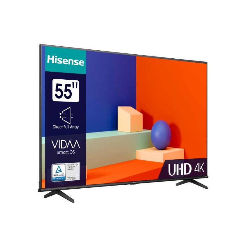 Hisense 55A69K TV 139,7 cm (55") 4K Ultra HD Smart TV Wi-Fi Nero 300 cd m²