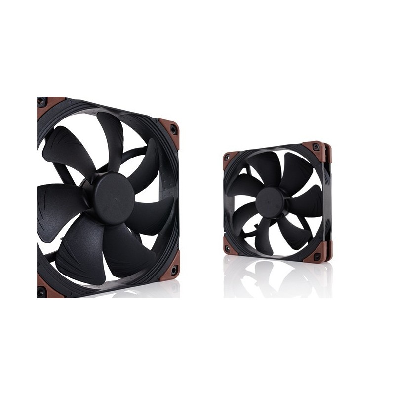 Noctua NF-A14 industrialPPC-2000 Case per computer Ventilatore 14 cm Nero, Marrone