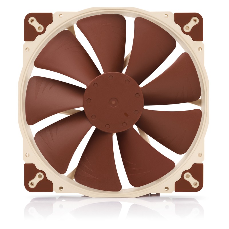 Noctua NF-A20 Case per computer Ventilatore 20 cm Beige, Marrone