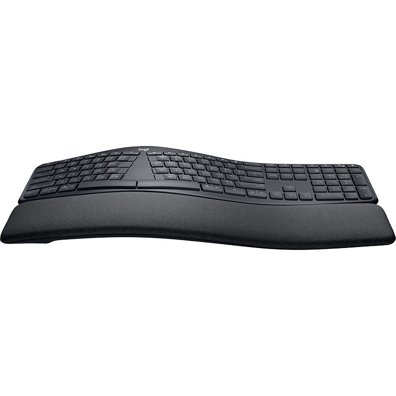 Logitech Ergo K860 tastiera RF senza fili + Bluetooth QWERTY Nordic Grafite