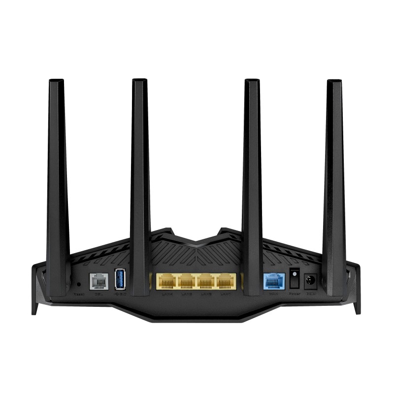 ASUS DSL-AX82U router wireless Gigabit Ethernet Dual-band (2.4 GHz 5 GHz) Nero