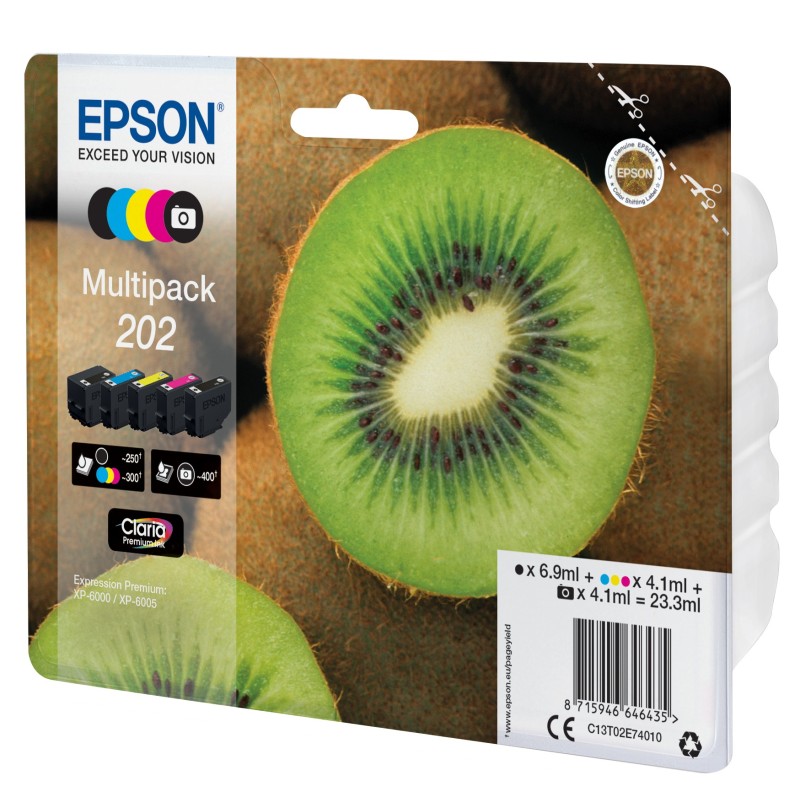 Epson Kiwi Multipack 5-colours 202 Claria Premium Ink