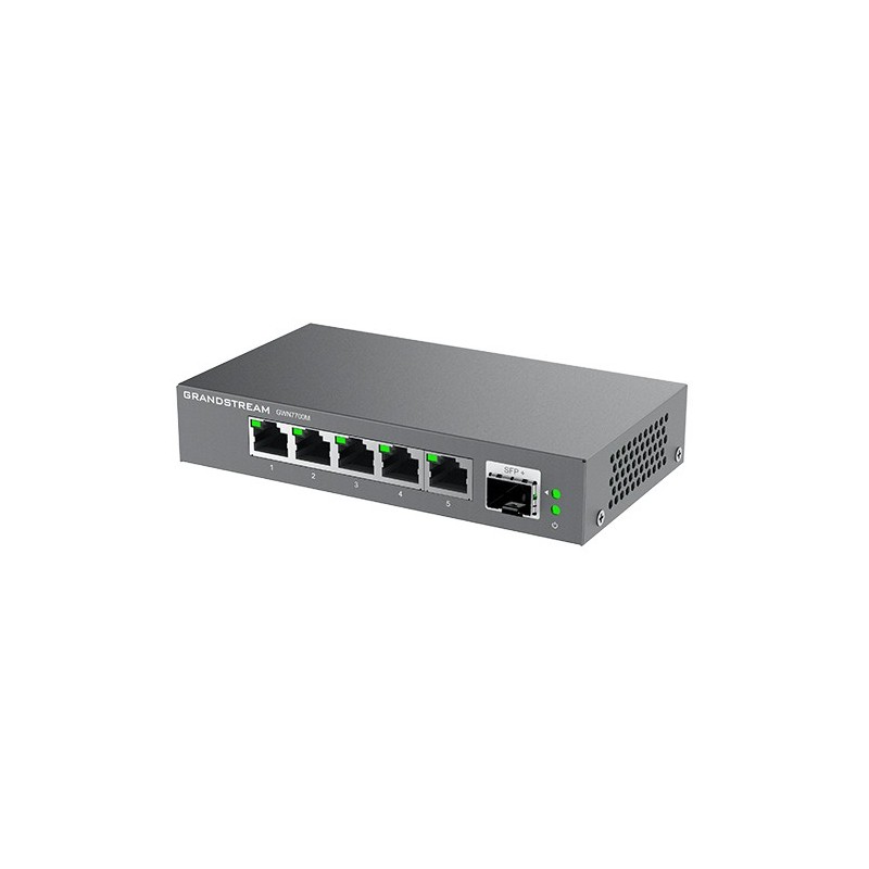 Grandstream Networks GWN7701P switch di rete Non gestito Gigabit Ethernet (10 100 1000) Supporto Power over Ethernet (PoE) Nero