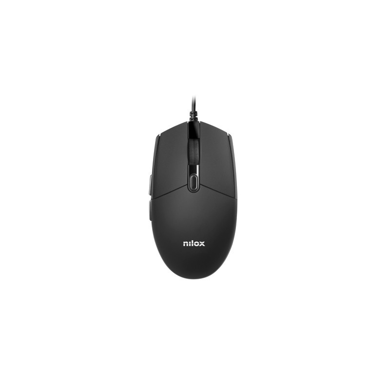 Nilox MOUSB1004 mouse Ufficio USB tipo A Ottico 3200 DPI