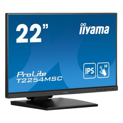 iiyama ProLite T2254MSC-B1AG Monitor PC 54,6 cm (21.5") 1920 x 1080 Pixel Full HD LED Touch screen Nero