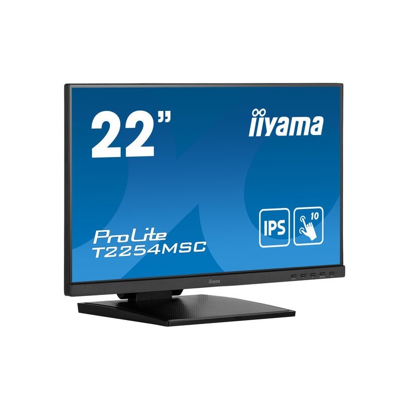 iiyama ProLite T2254MSC-B1AG Monitor PC 54,6 cm (21.5") 1920 x 1080 Pixel Full HD LED Touch screen Nero