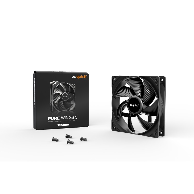 be quiet! Pure Wings 3 120mm Case per computer Ventilatore 12 cm Nero 1 pz