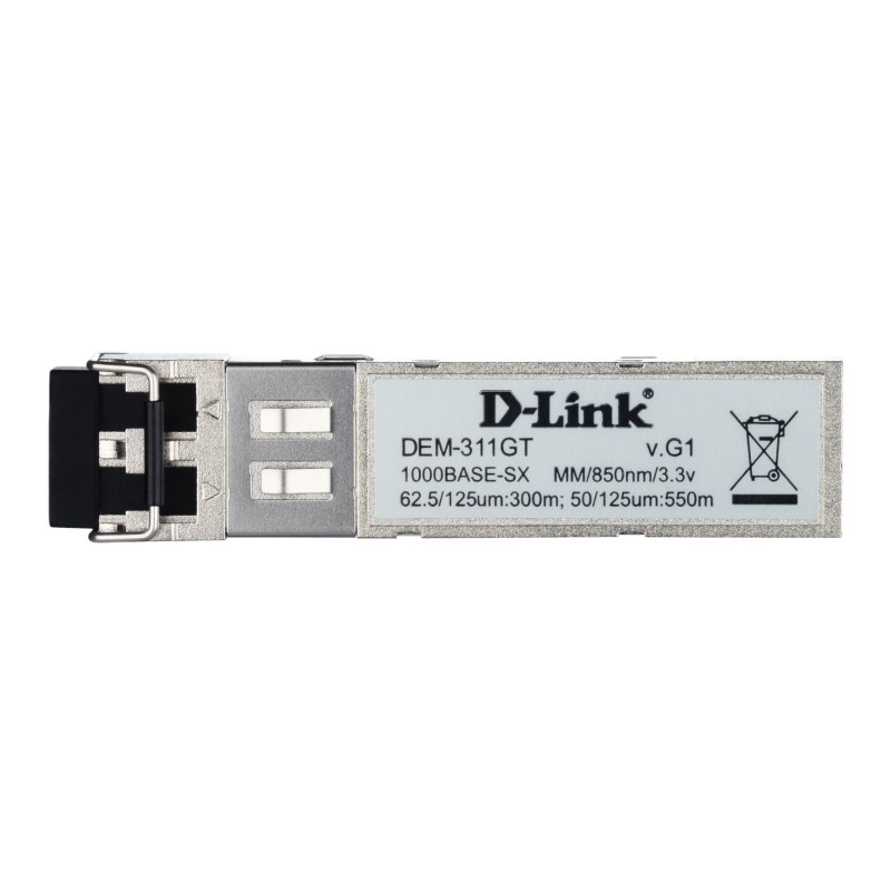 D-Link DEM-311GT modulo del ricetrasmettitore di rete Fibra ottica 1000 Mbit s SFP 850 nm