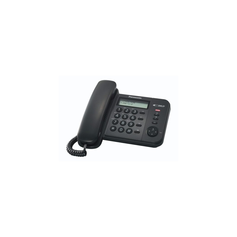 Panasonic KX-TS560EX1B telefono Telefono analogico Identificatore di chiamata Nero