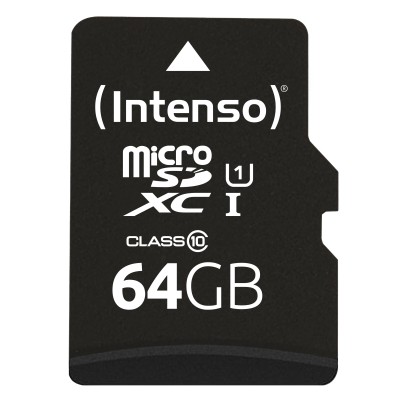 Intenso 3423490 memoria flash 64 GB MicroSDXC UHS-I Classe 10