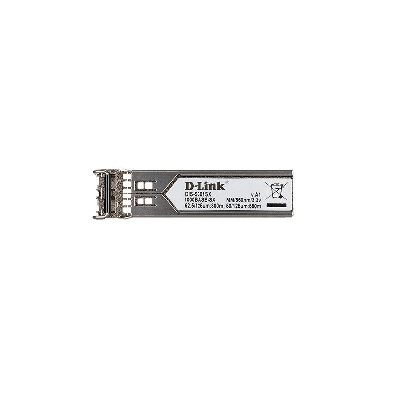 D-Link DIS‑S301SX modulo del ricetrasmettitore di rete Fibra ottica 1000 Mbit s mini-GBIC