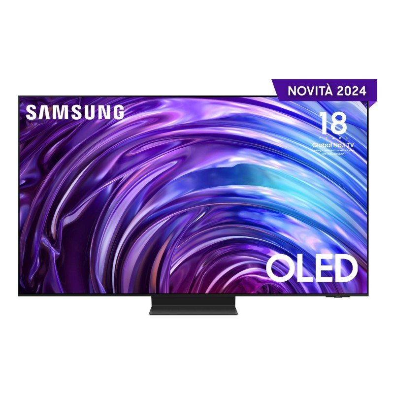 Samsung TV OLED 4K 65" QE65S95DATXZT Smart TV Wi-Fi Graphite Black 2024, Processore NQ4 AI GEN2, OLED Glare Free, Infinity One