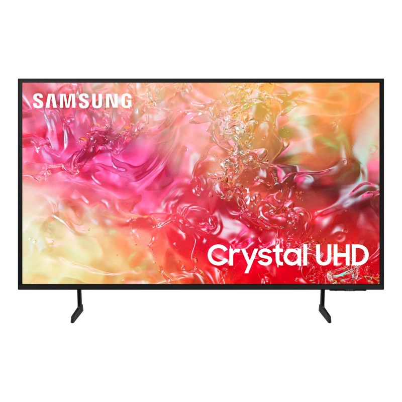 Samsung TV Crystal UHD 4K 43” UE43DU7170UXZT Smart TV Wi-Fi Black 2024, Processore Crystal 4K, 4K Upscaling, Slim Look Design,