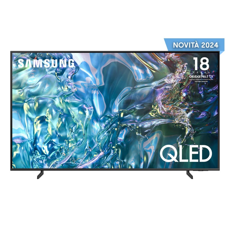 Samsung Q60D TV QLED 4K 50” QE50Q60DAUXZT Smart TV Wi-Fi Titan Gray 2024, Quantum Processor Lite 4K, 4K Upscaling, AirSlim