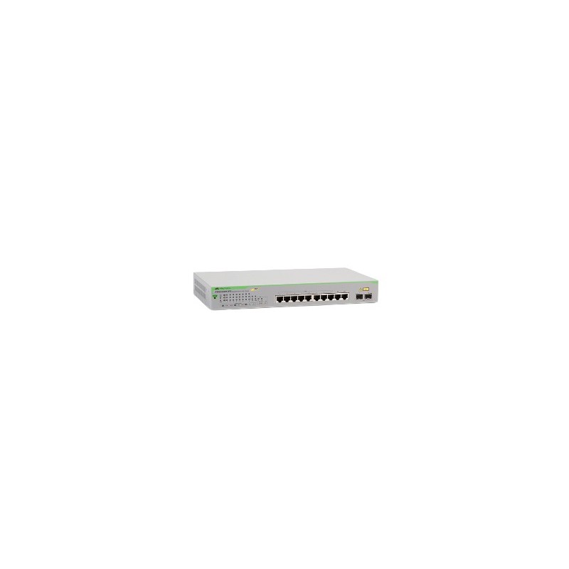 Allied Telesis GS950 10PS Gestito Gigabit Ethernet (10 100 1000) Supporto Power over Ethernet (PoE) Verde, Grigio