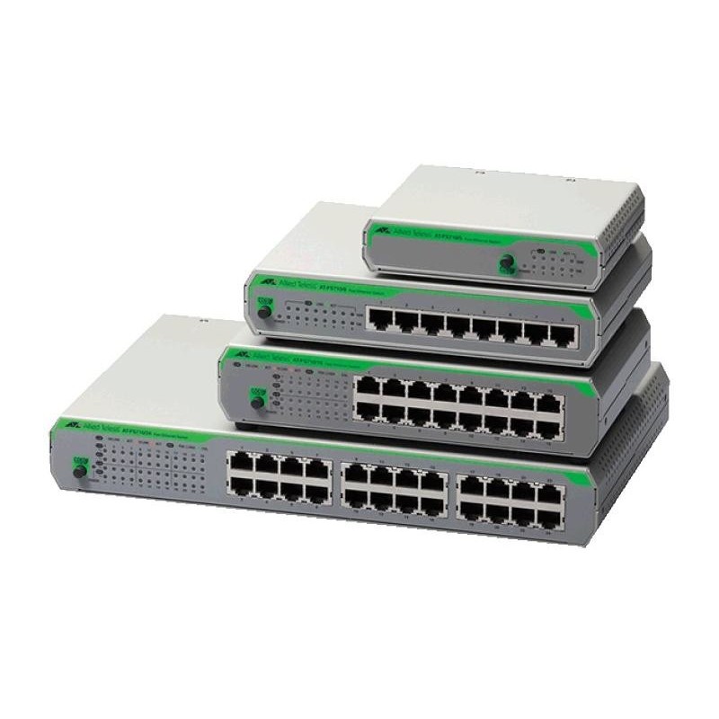 Allied Telesis AT-FS710 8-50 Non gestito Fast Ethernet (10 100) Grigio