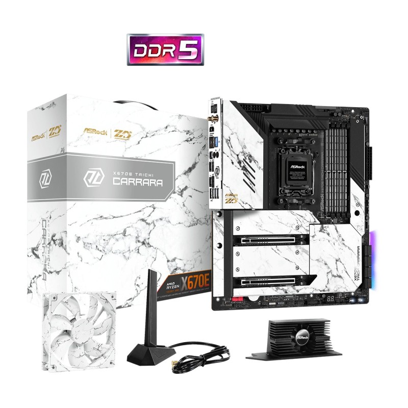 Asrock X670E Taichi Carrara AMD X670 Presa di corrente AM5 ATX esteso