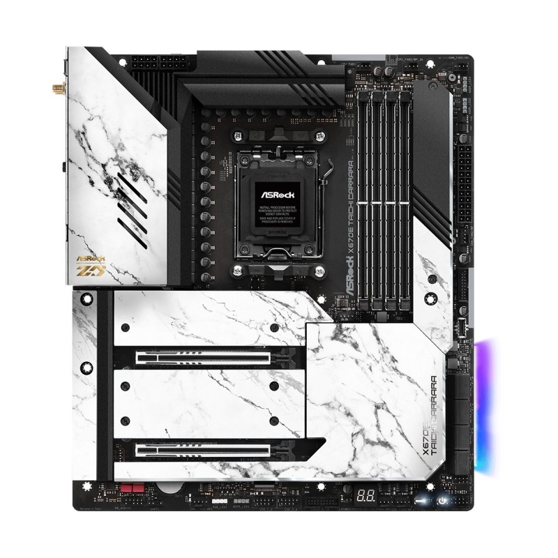 Asrock X670E Taichi Carrara AMD X670 Presa di corrente AM5 ATX esteso