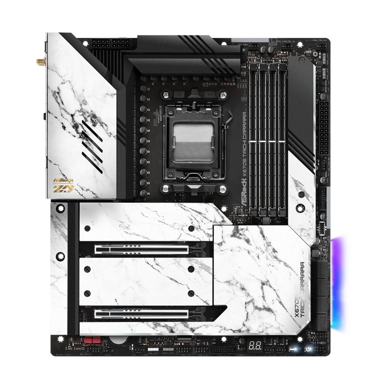 Asrock X670E Taichi Carrara AMD X670 Presa di corrente AM5 ATX esteso