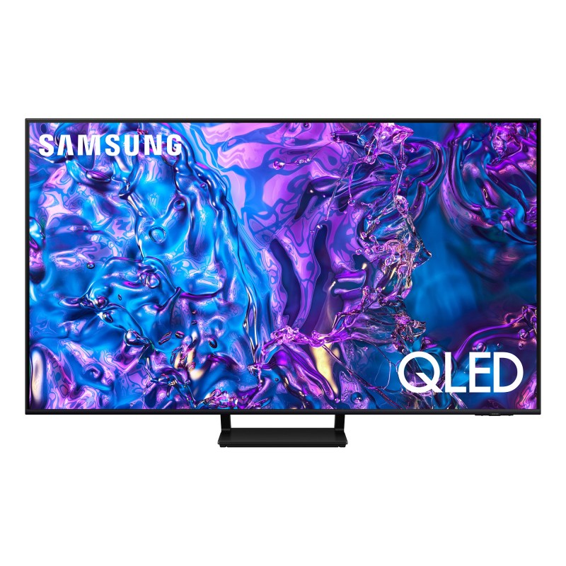 Samsung Q70D TV QLED 4K 55” QE55Q70DATXZT Smart TV Wi-Fi Black 2024, Quantum Processor 4K, 4K AI Upscaling, AirSlim Design, OTS