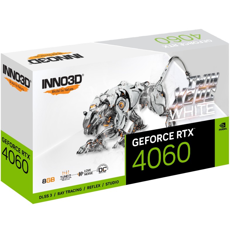 Inno3D N40602-08D6X-173051W scheda video NVIDIA GeForce RTX 4060 8 GB GDDR6